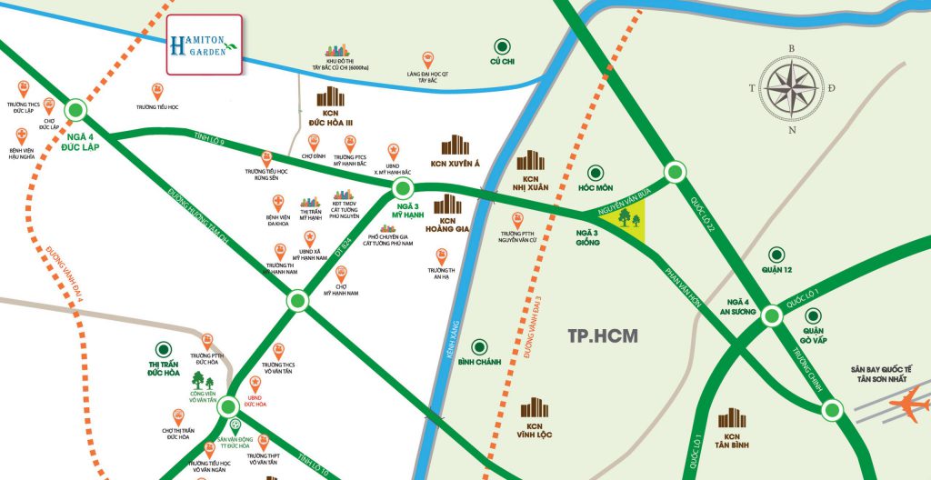 Dự án khu dân cư mỹ hạnh bắc đức hòa