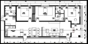 Cách bố trí các phòng trong nhà ở - Mẫu nhà ống