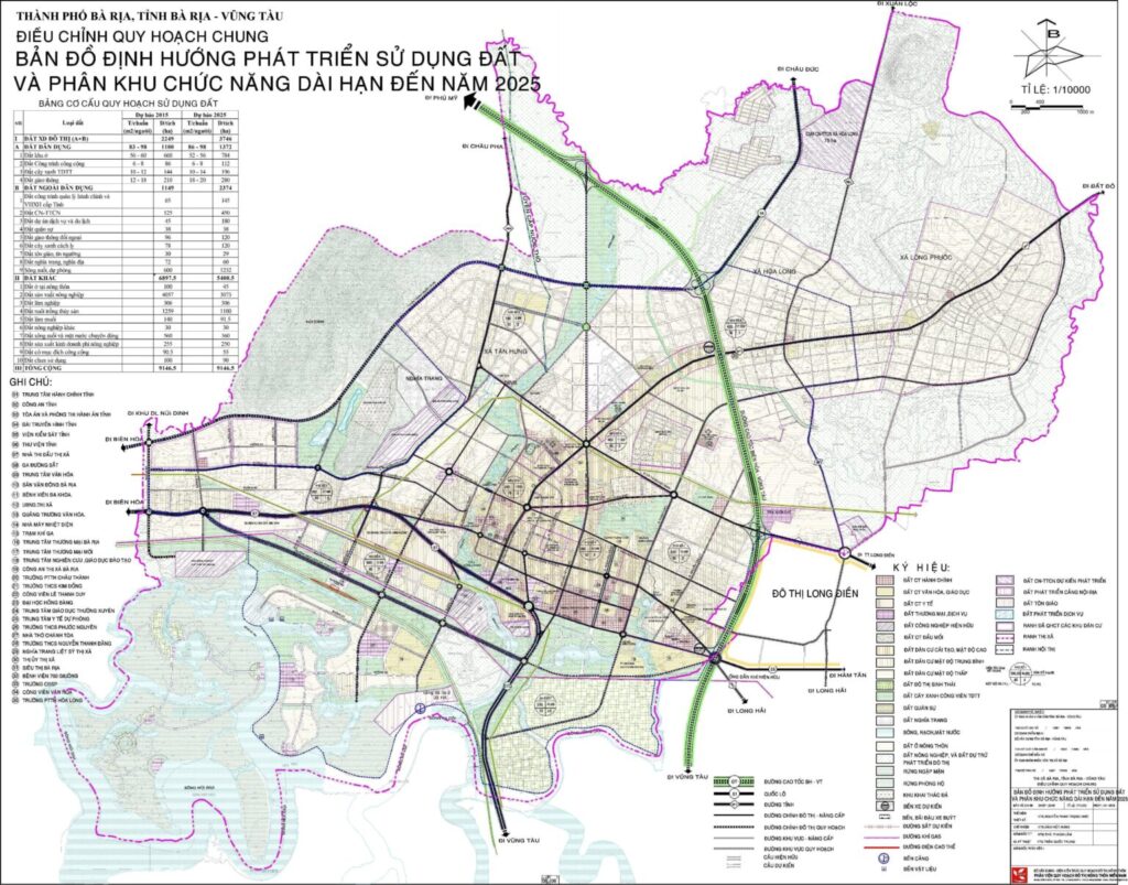 Chia sẻ thông tin quy hoạch thành phố Bà Rịa Vũng Tàu và bản đồ quy hoạch Bà Rịa Vũng Tàu 2021 đến 2030.