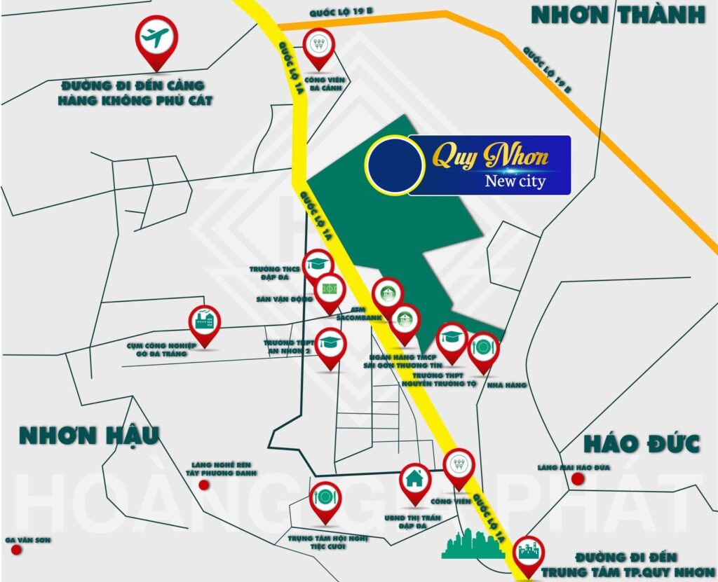 Vị trí dự án khu dân cư Đông Bàn Thành