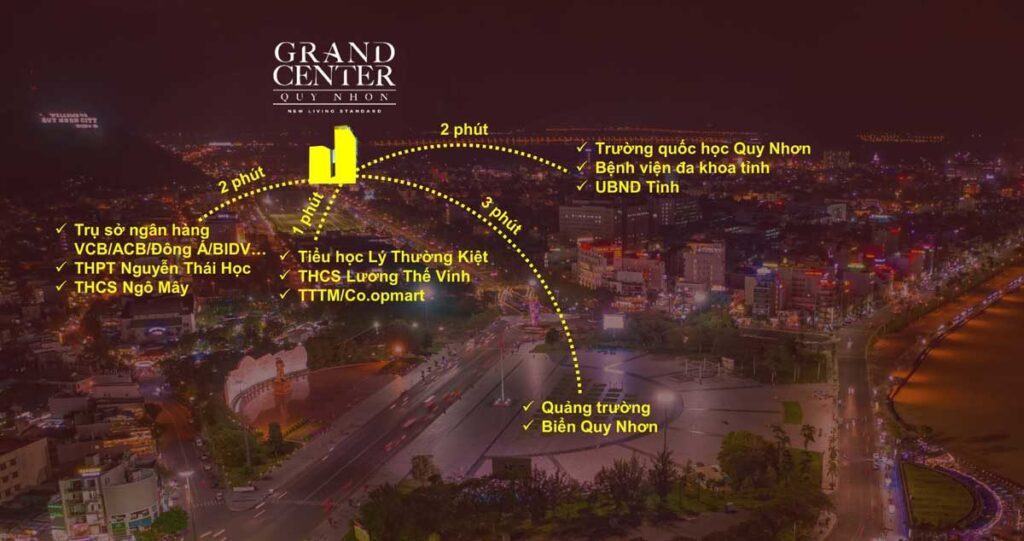 Liên kết ngoại khu dự án Grand Center Quy Nhơn