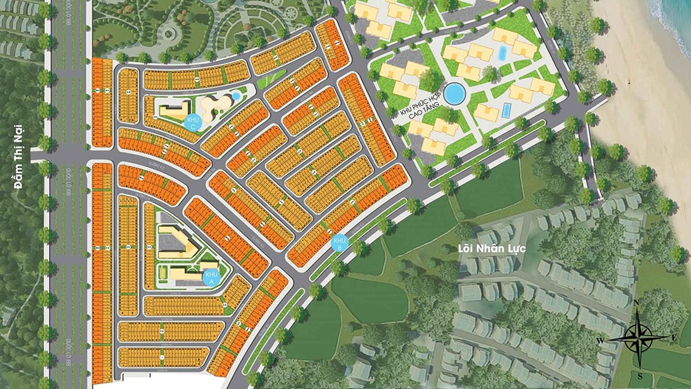 Phân khu 4 dự án nhơn hội newcity