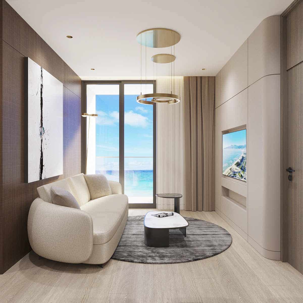 Thiết kế căn hộ 2PN dự án regal legend