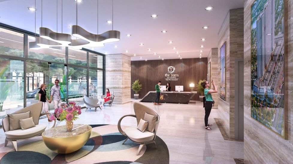 Sảnh chờ căn hộ Fpt 3